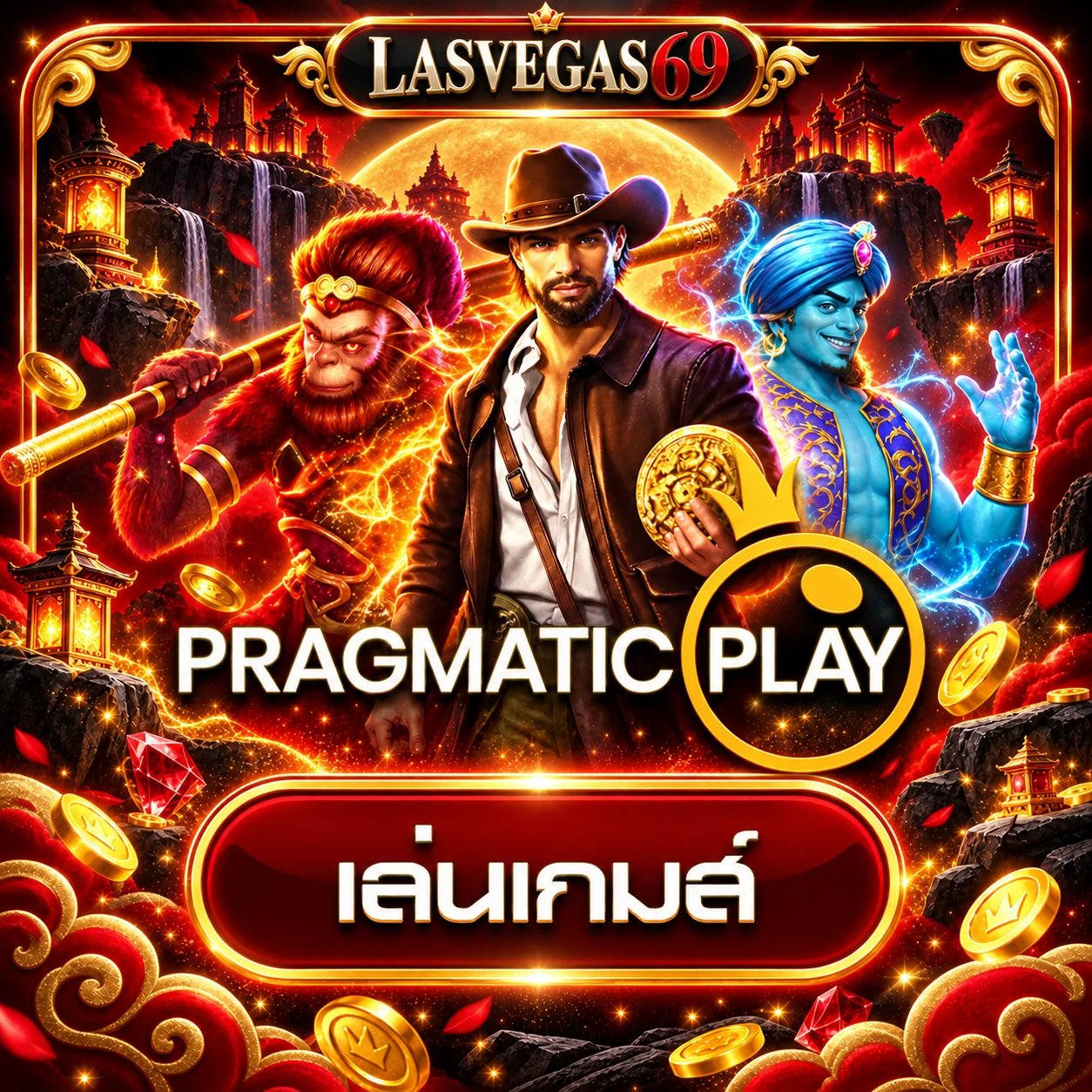 การ์ดทดลองเกม Pragmatic Play บน LASVEGAS69